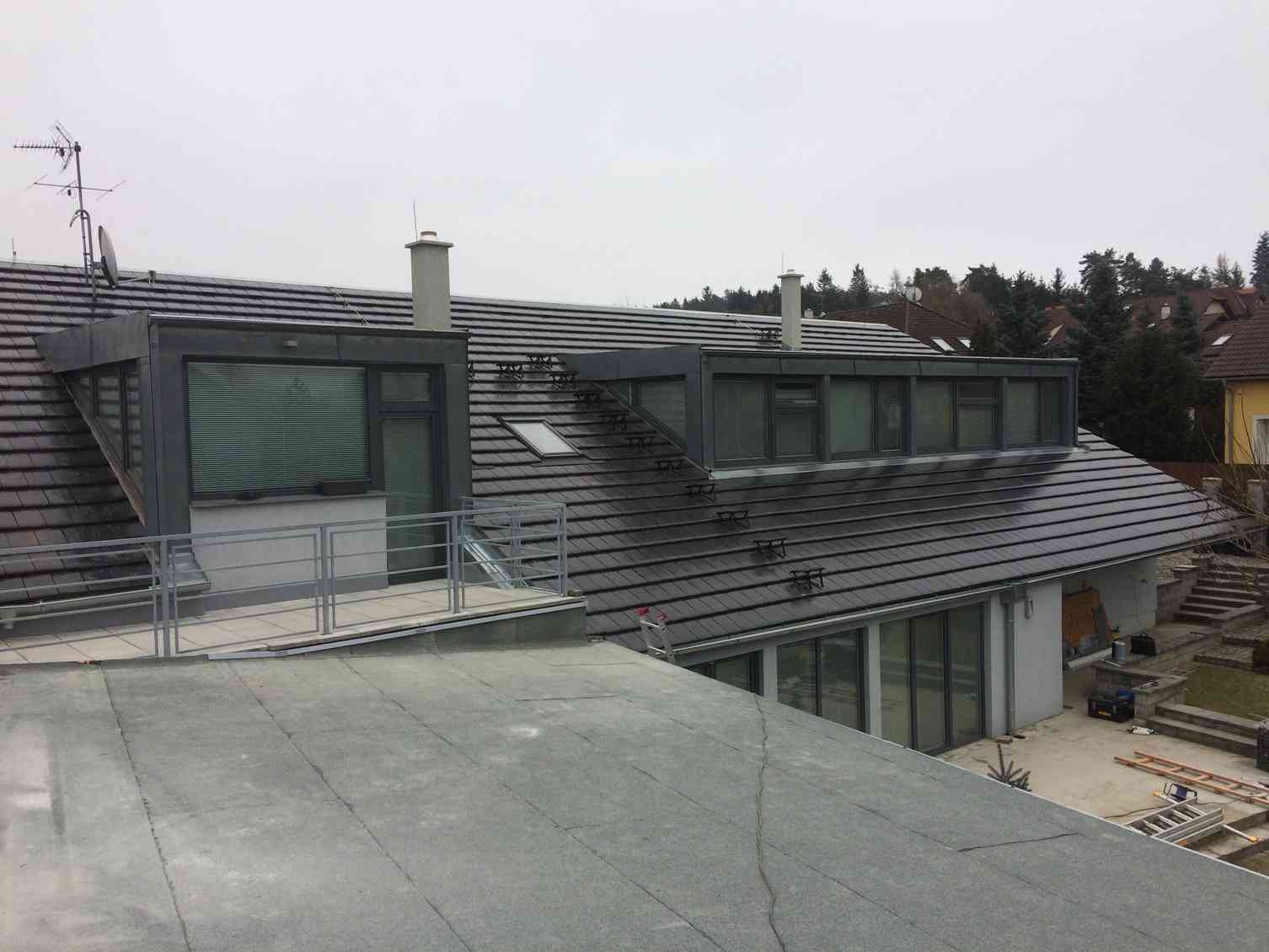 RoofTopProjekt - RD Psáry rekonstrukce střechy
